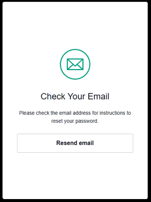 check your email